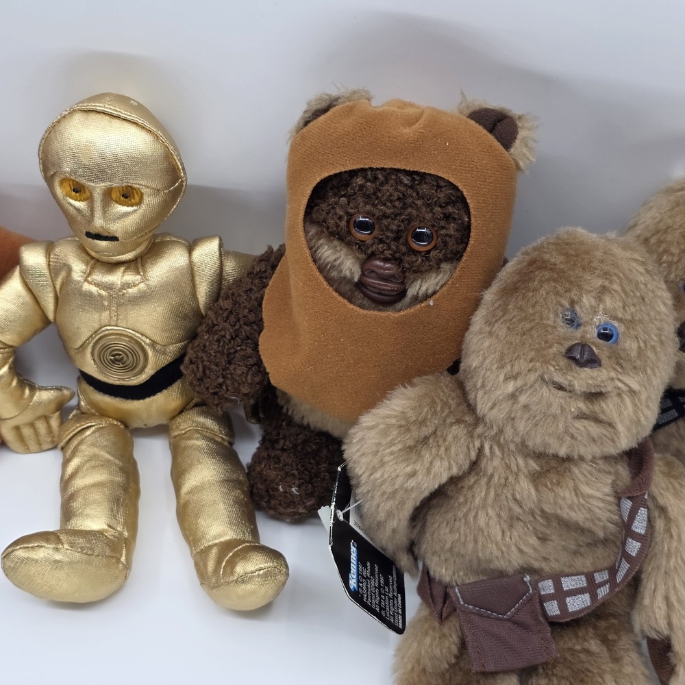 Star Wars‎ Buddies Lot of 6 Beanie Stuffed Toys Rare 6" Licensed 1997 Kenner - Picture 4 of 7